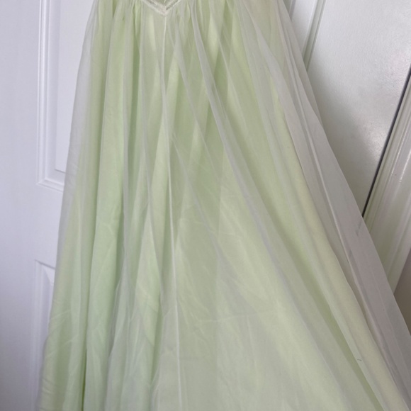Beautiful vintage night gown set large maxi sleepwear intimate - Picture 9 of 14